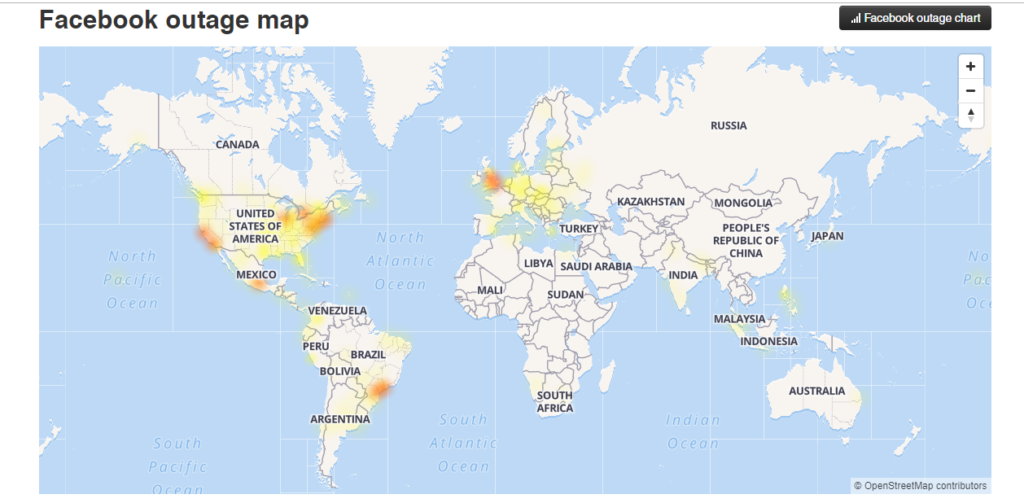 Facebook Outage 13 March 2013